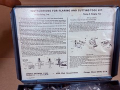 Vintage Gould Imperial Eastman Tubing Flaring & Swagging Tool Kit Case USA 45&deg;