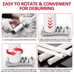 Deburring Tool for PVC Plumbing Tools, Professional Z0J6