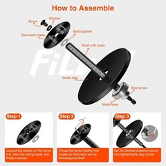 Inside Pipe Cutter for PVC Pipe, Cutter Tool Set with Scale &ndash; Adjustable Depth G