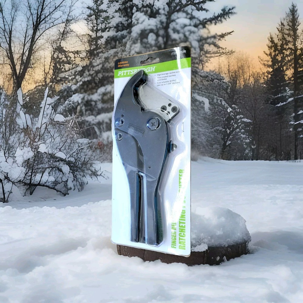 PITTSBURGH&nbsp;Finger Release Ratcheting PVC Pipe Cutter
