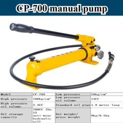 CP-700 Manual Hydraulic Pump Station Single Acting Portable High Pressure Pump