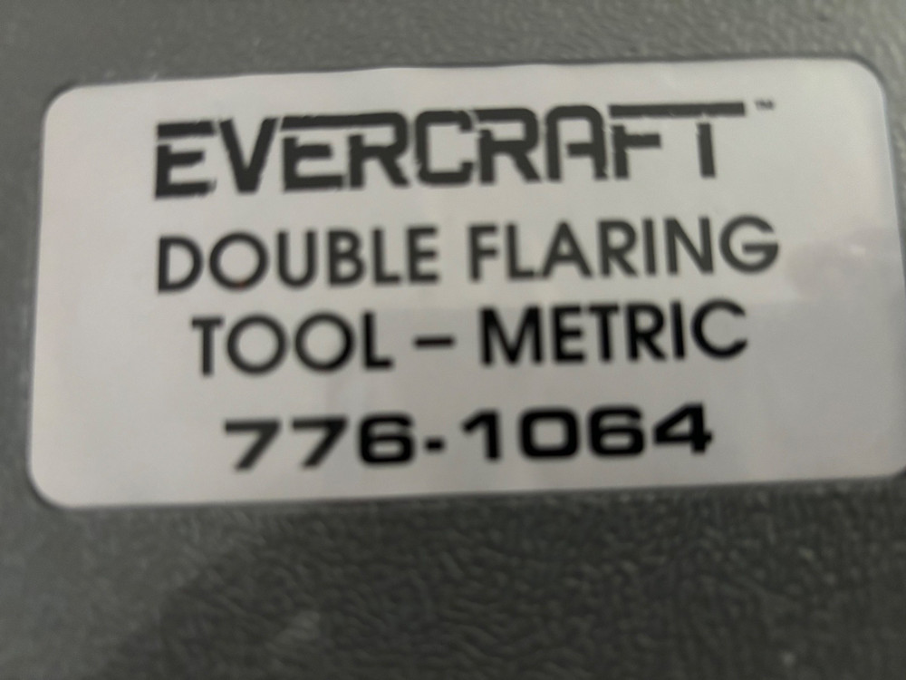 Evercraft 776-1064 Metric Double Flaring Tool 4.75-10mm Tubing Size Range SC