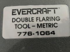 Evercraft 776-1064 Metric Double Flaring Tool 4.75-10mm Tubing Size Range SC