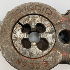 Ridgid 33-B 3 Way Manual Bolt Die Pipe Threader 1/2-13, 5/8-11, 3/8-16 dies