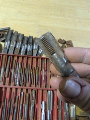 RUST DAMAGE Tap Die Parts Toledo Vermont Ridgid Pipe More Than 50 Pieces