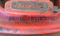 Ridgid 1A Heavy Duty No. 1-2 Pipe Cutter 1/8 in To 1-1/4&rdquo; USA