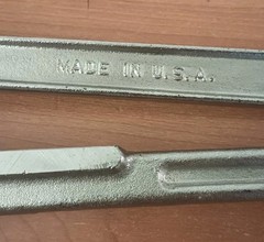 2 RIDGID TUBE BENDERS No. 396 and 398 USA 3/8 O.D. 15/16 R, 1/2 O.D. 1-1/2 R