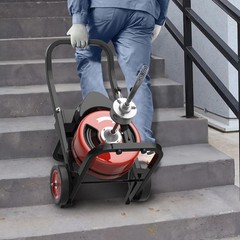 75FT x 1/2 Inch Drain Cleaning Machine &ndash; 450W Auto-Feed Electric Sewer Snake New