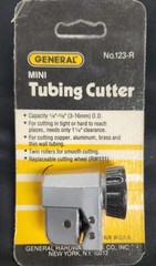 QTY 1 NEW GENERAL TOOLS 123-R MINI TUBING CUTTER PIPE CUTTER 1/8 &ndash; 5/8 USA MADE