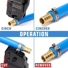 ICP-BJ03 PEX Clamp Tool for Cinch and Removal of 3/8-in, 1/2-in, 3/4-in and 1&hellip;