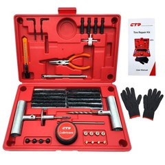 Heavy Duty Tire Plug Kit &ndash; 68pcs All-in-One Universal Tire Repair Kit with Plugs