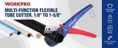 WORKPRO PEX Pipe Cutter Hose Cutter Tubing Cutter w/1/8&Prime;-1-5/8&Prime; Cutting Capacity