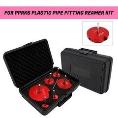 04529 For PPRK6 Plastic Pipe Fitting Reamer 6Pc Kit Fit Into Standard 1/2&Prime;Drills