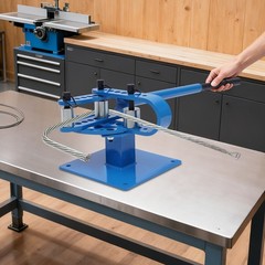 5/16&Prime; / 8 mm Pipe Tube Bender Manual Bench Bending Machine Tube Bender w/7 Dies