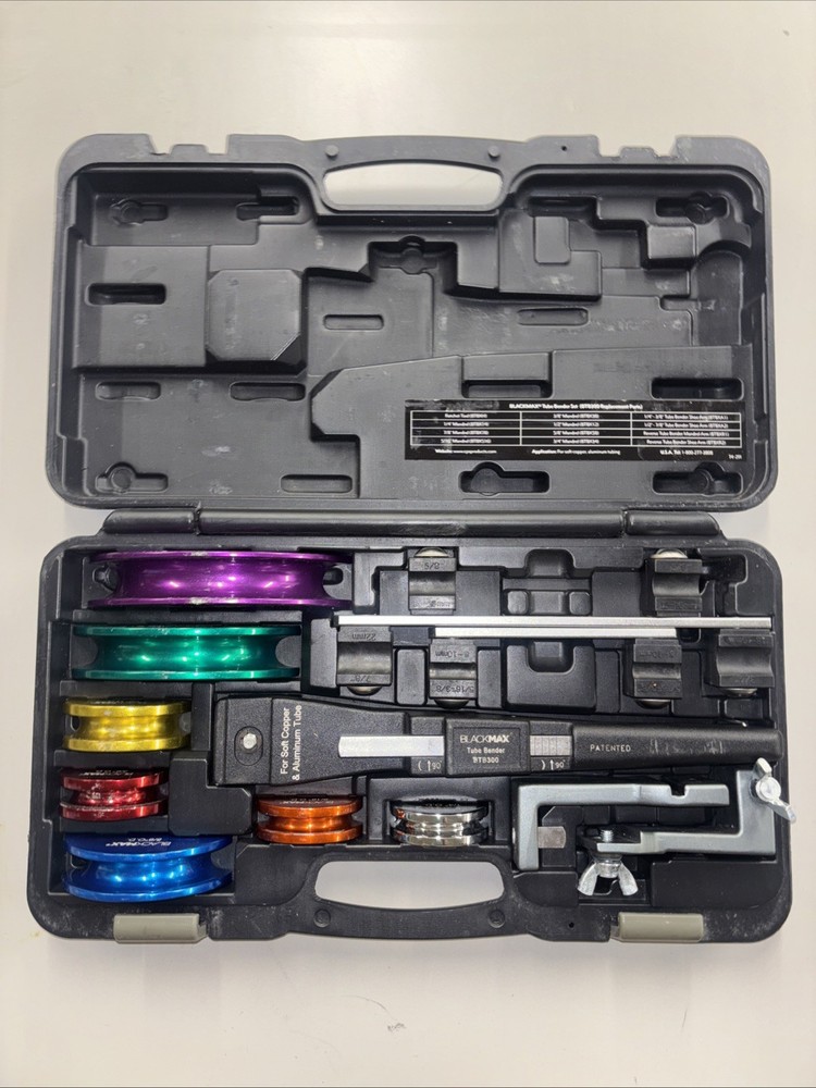 Blackmax Tube Bender Set BTB300 in Hard Case