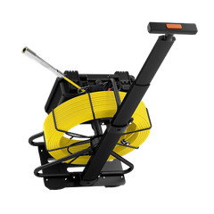 50m Sewer Pipe Inspection Camera w/ 512hz Self Leveling 9&Prime; Monitor Meter Counter