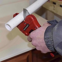 Superior Tool 37118 Steel Black/Red Ratcheting Pipe Cutter 1-5/8 Dia. x 10 L in.