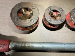 Ridgid OO-R 3/8&rdquo; Thru 1&Prime; NPT Exposed Ratchet Threader Set No Chipped Teeth
