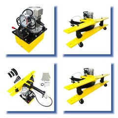 110V Industrial Split-type Pipe Bender Steel Pipe Round pipe Bender W/10Dies