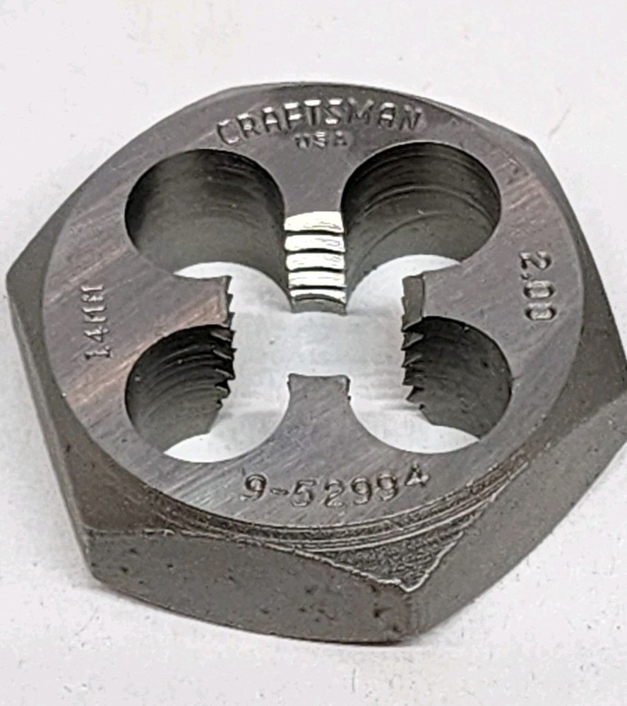 Craftsman 9-52994 &ndash; Series VM &ndash; 14mm 2.00 Threading Die