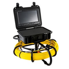 200ft/60m 9&Prime; Monitor Drain Sewer Camera Pipe Inspection Camera HD 1200TVL NEW