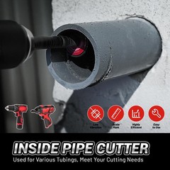 Inside Pipe Cutter for PVC Pipe, Pipe Cutter with Replaceable Diamond Grit Bl&hellip;
