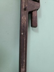 Antique Ampco W-212 Pipe Wrench 14in 2-13/16in