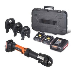 Uimoso VEVOR Pro Press Tool Pipe Crimping Kit Press Tool Battery Kit 1/2&Prime; 3/4&Prime;