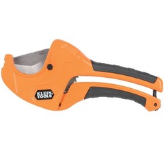 Klein Tools 50063 Ratcheting Pipe Cutter 1-1/4&Prime; PVC/PEX Die Cast Aluminum
