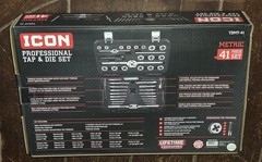 ICON 41pc. METRIC Professional Tap and Die Set with Storage Case &ndash; Model #59159