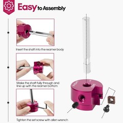 PPR125 04523 Pipe Reamer Clean Ream Extreme with 3/8&Prime; Hex Shaft 1-1/4-Inch Head