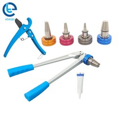 With 3/8 In 1/2 In 3/4 In 1 In Expansion Heads PEX Pipe Expander Tool Kit Manual