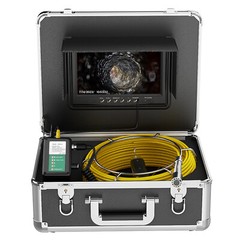 1000TVL Drain Sewer Camera 512hz Self-leveling DVR Pipe Inspection Camera 30m