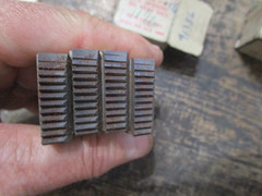 Super Nice Toledo-Beaver 999A Pipe Threader 4 Piece 1-1/2&Prime; Pipe Die Insert Set