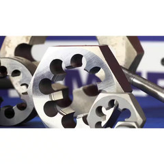 1/8 In., 1/4 In., 3/8 In., 1/2 In., 3/4 In. and 1 In. Carbon Steel NPT Pipe Die