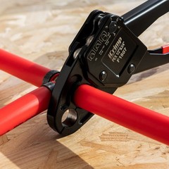 IWISS Combo Angle Head Pex Pipe Plumbing Crimping Tool for Copper Orange