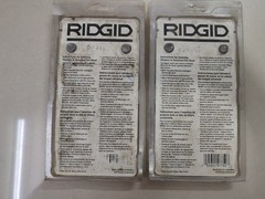 Lot of 2 RIDGID 47750 1&Prime;- 2&Prime; NPT Alloy Steel Universal Pipe Threading Dies &ndash; New