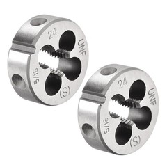 5/16-24 UNF Round Dies Machine Thread Threading Dies 1.0&Prime; OD Tool Steel 2pcs