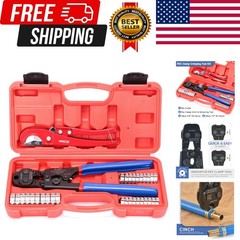 Ratchet PEX Cinch Tool with Removing Function for 3/8-in, 1/2-in, 3/4-in, 1-i&hellip;