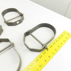 4&Prime; Pipe Pivoting Steel Anvil Clevis Hanger 7-3/4&Prime; H FIG 1 STD. Lot Of 9