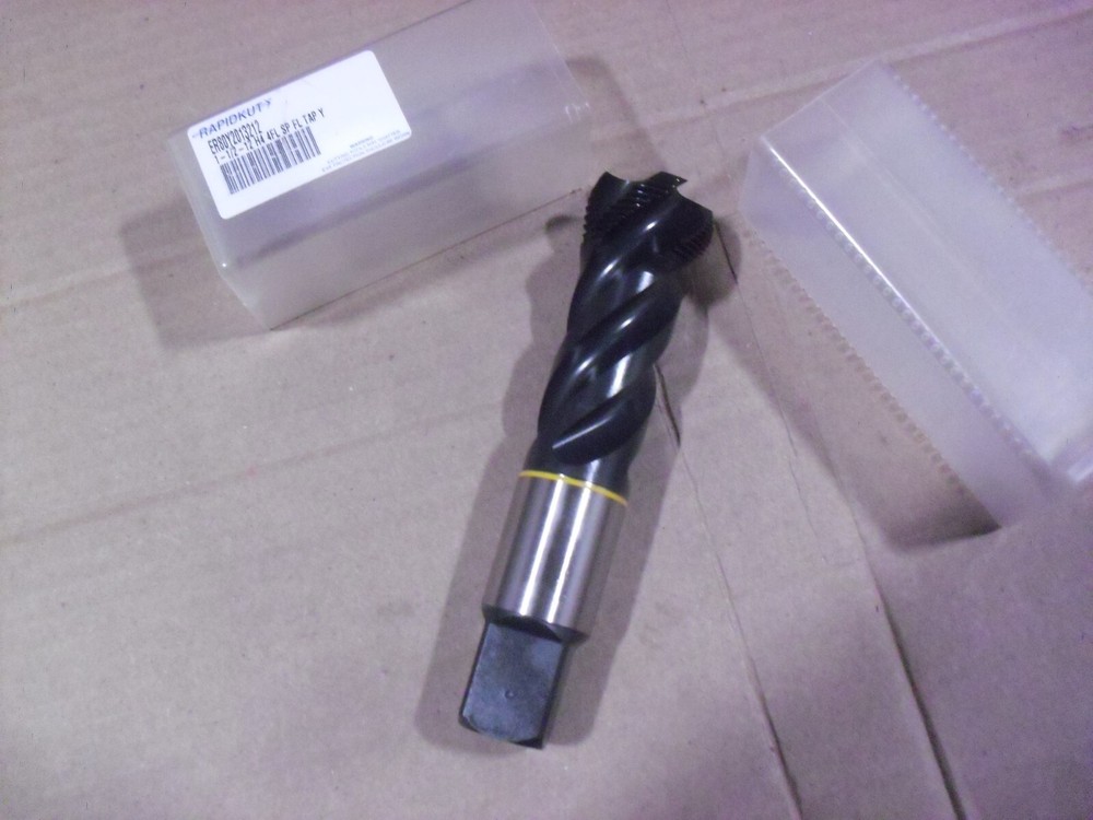 TWO !!! Rapidkut 1-1/2-12 H4 SP 4 Flute Yellow Ring Taps ER80Y2013212