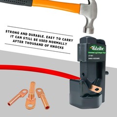 UTZIKO Hammer Lug Crimper Tool for 8 AWG &ndash; 0000 3.75 inches, Black