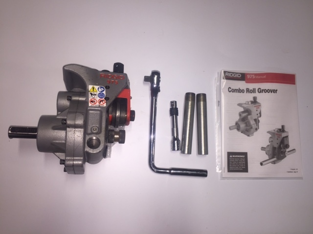 RIDGID 975 ROLL GROOVER 916 300 300 COMPACT 535 1822 PIPE THREADER 1-1/4-6&Prime; PIPE