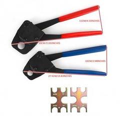 2 Pex Crimper 1/2&Prime; And 3/4&Prime; Plumbing Crimping Gonogo Set Angle Gauge Tools Combo