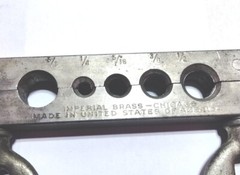 Vintage IMPERIAL BRASS CHICAGO Flaring Tool No. 195-F 1/4&Prime; &ndash; 5/8&Prime; Set USA