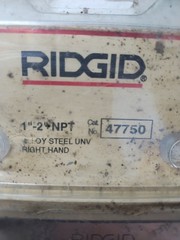 RIDGID 47750 1-2&Prime; NPT Universal Pipe Dies Right Hand USA Made Pack Of 4 New