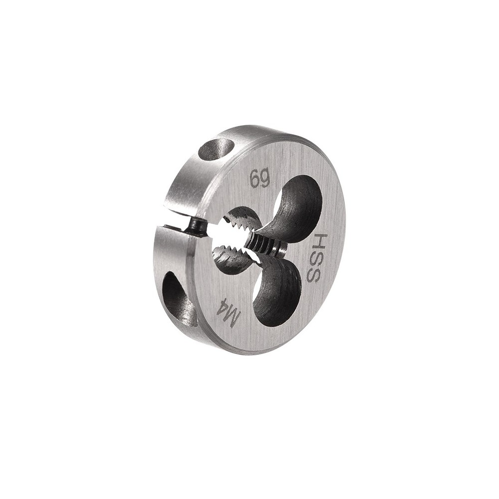 M4 x 0.7 Metric Adjustable Round Die Machine Thread Threading Die 25.5mm OD