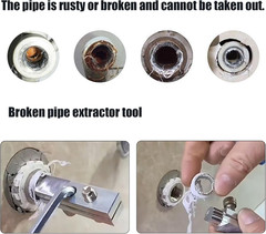 Broken Pipe Extractor Tool, Broken Faucet Removal Tool, Broken Faucet Extractor,