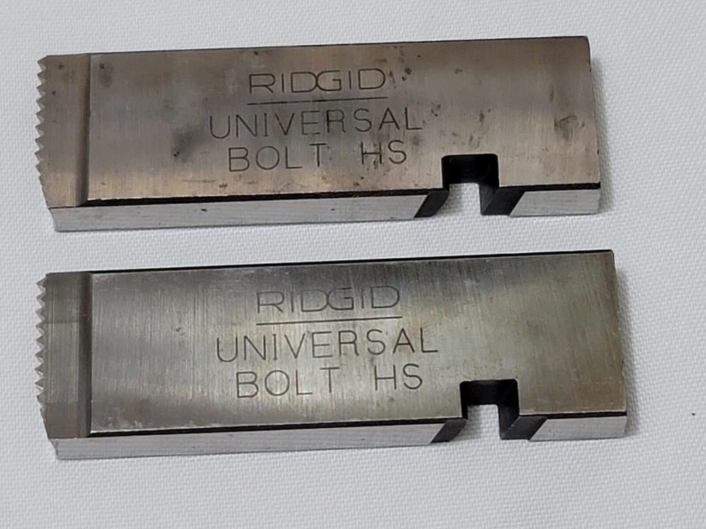 Lot 2 (#1 & #2) RIDGID, 48015, DIE 5/8&Prime; -11 UNC UNIVERSAL BOLTS HS DIES RH