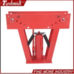 Findmall 16T Pipe Bender Manual Hydraulic Piping Bending Exhaust Tube W/ 8 Dies